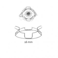 McNeill-Goldman Scleral Fixation Ring & Blepharostat Small, I.D Stainless Steel, Blade Size 16 mm